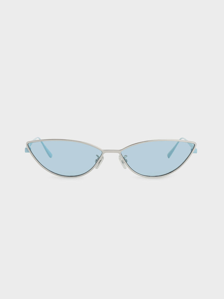 Tinted Cat-Eye Sunglasses, , hi-res