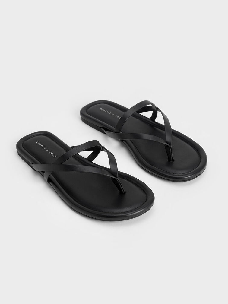 Strappy Thong Sandals, , hi-res
