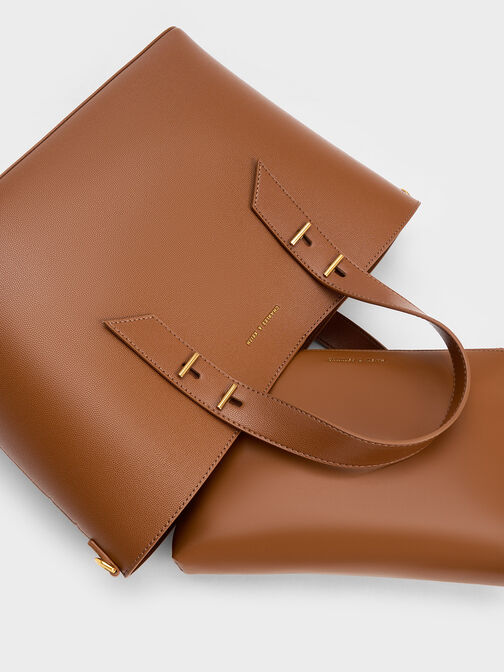 Double Handle Hobo Bag, , hi-res