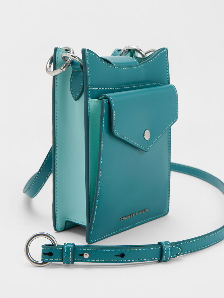 Winslet Belted Woven Phone Pouch, , hi-res