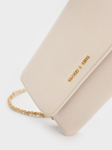 Octavia Front Flap Long Wallet, Ivory, hi-res