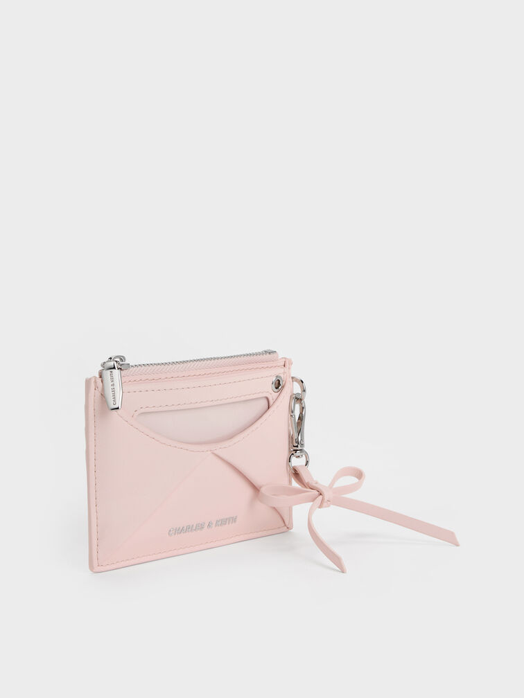 กระเป๋าใส่บัตรประดับโบรุ่น Hazel, สีซอฟต์พิงค์, hi-res