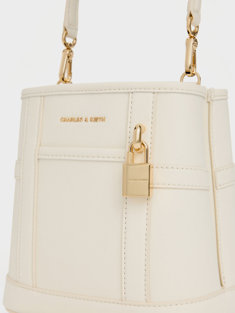 Scottie Bucket Bag, Cream, hi-res