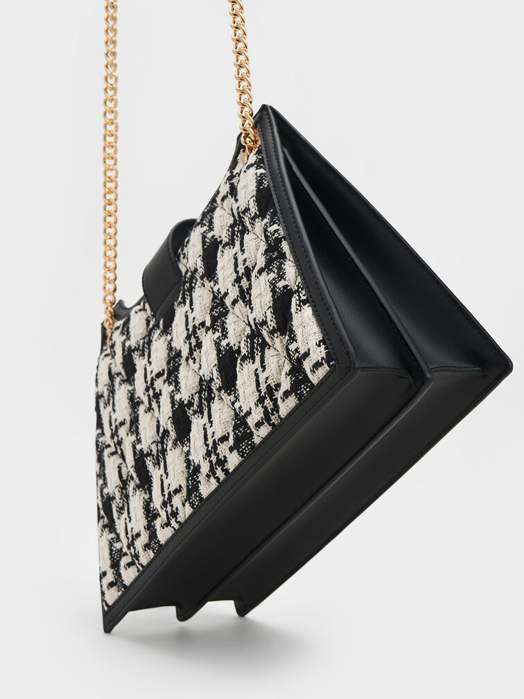 Cressida Tweed Trapeze Chain Bag, , hi-res