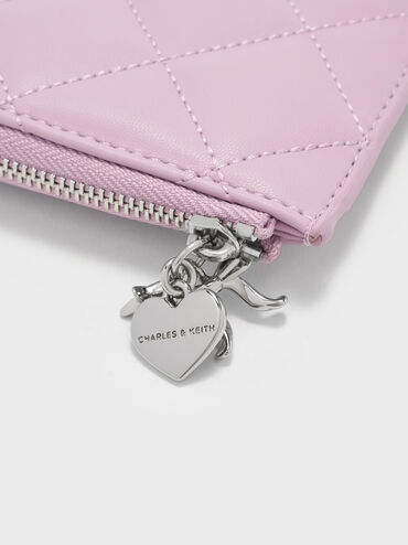 Arrietty Quilted Zip-Around Wallet, Glycine, hi-res