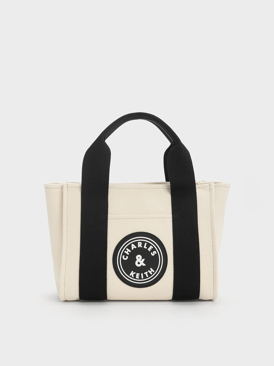 Kay Canvas Contrast Trim Tote Bag Multi