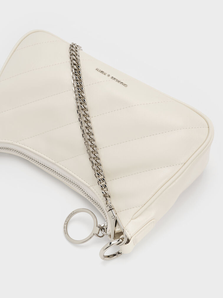 Philomena Chain-Strap Crossbody Bag, Cream, hi-res
