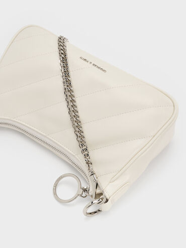 Philomena Chain-Strap Crossbody Bag, Cream, hi-res