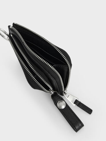 Vega Zip-Around Pouch, Noir, hi-res