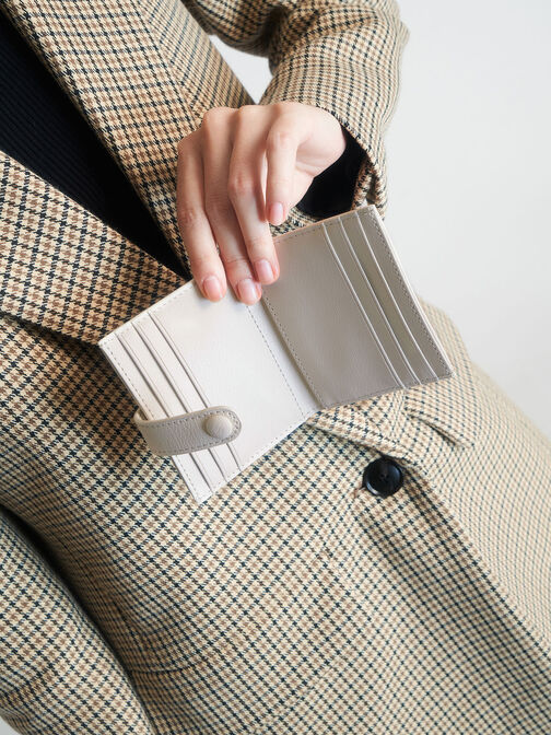Snap Button Card Holder, , hi-res