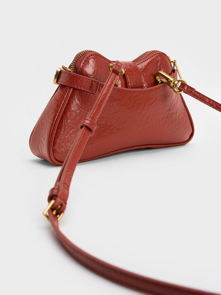 Eilith Chain-Handle Buckled Bag, , hi-res
