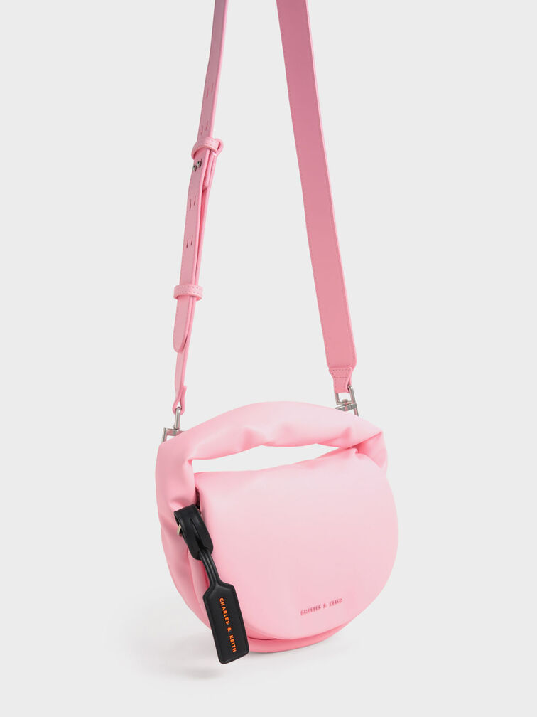 Yama Padded Handle Bag, สีชมพู, hi-res