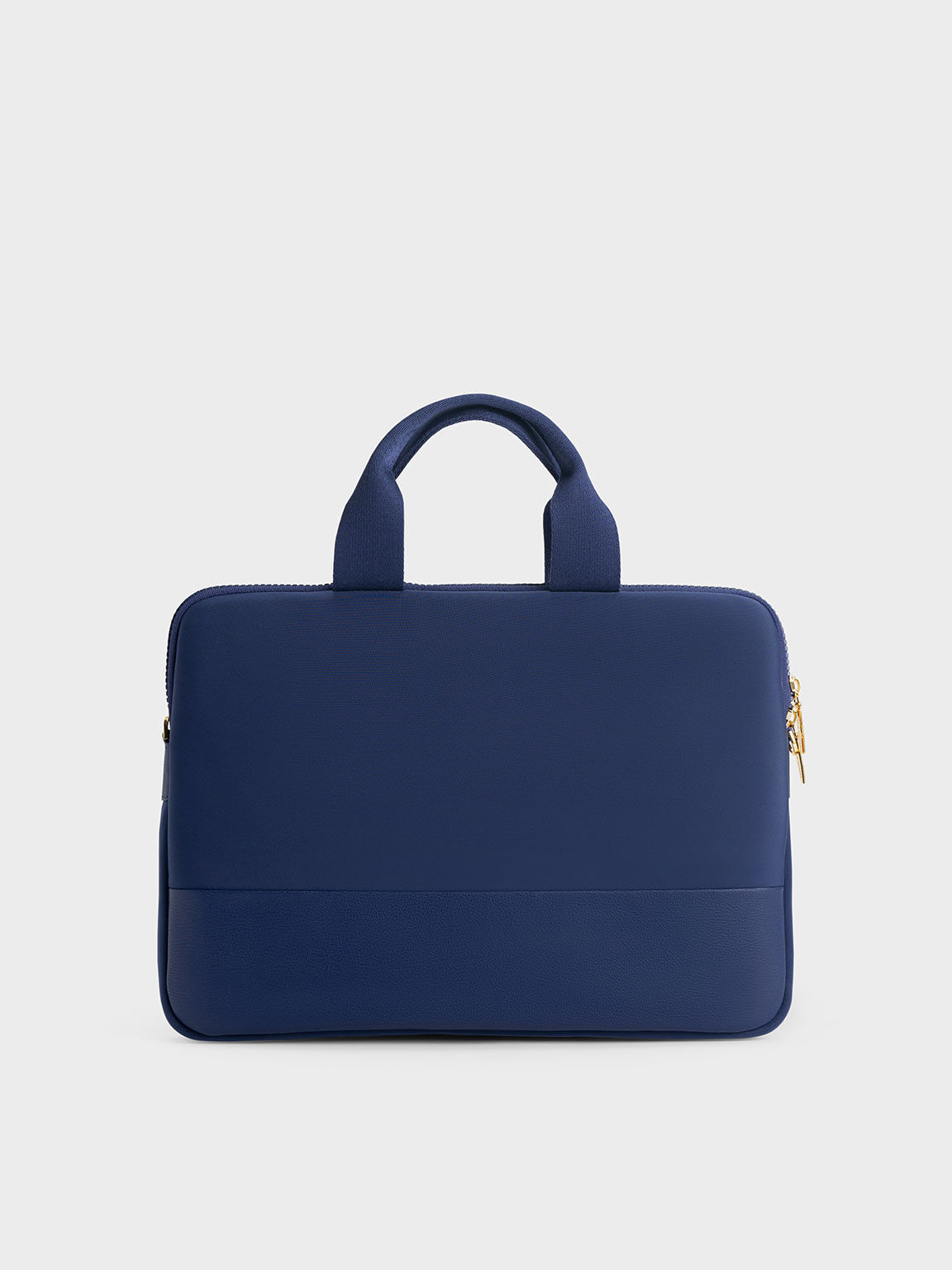 Navy Textured Laptop Bag CHARLES KEITH TH