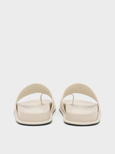 Wide-Strap Toe-Ring Sandals, Chalk, hi-res
