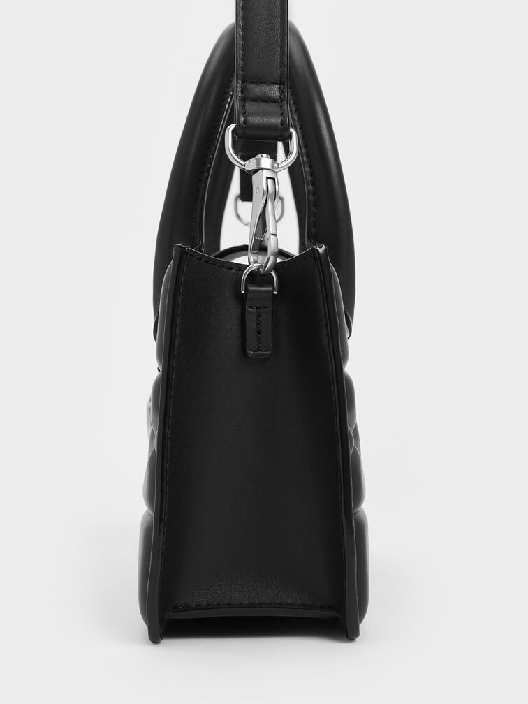 Blanche Quilted Top Handle Bag, , hi-res