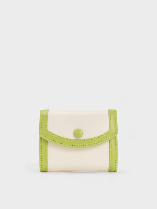 Alouette Contrast Trim Small Wallet, , hi-res