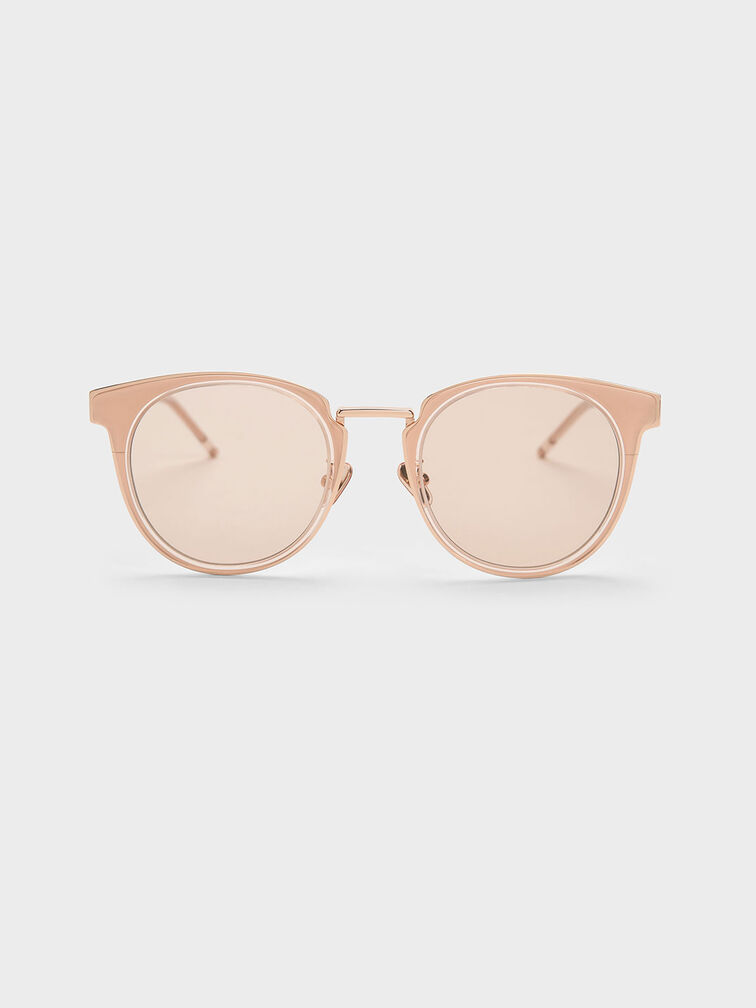 Oval Recycled Acetate Sunglasses, , hi-res