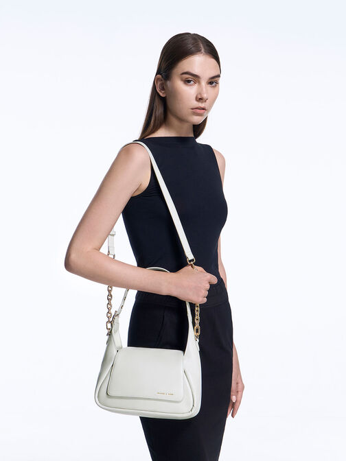 Buzz Front Flap Hobo Bag, , hi-res