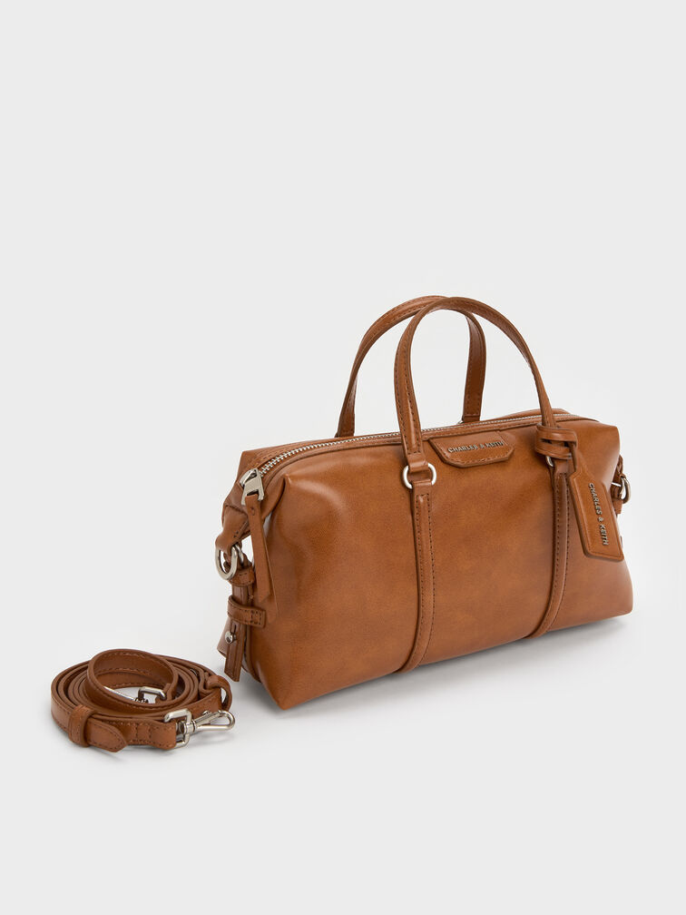Mini Fergie Bowling Bag, Distressed Tan, hi-res