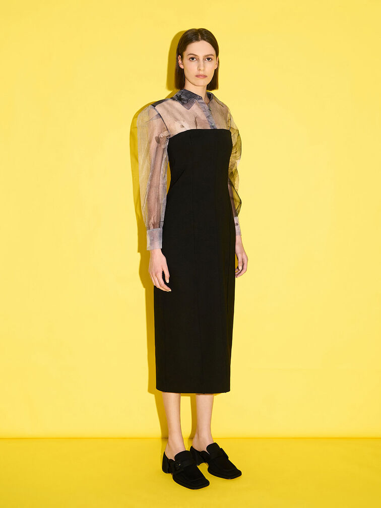 Sinead Woven Buckled Loafer Mules, , hi-res