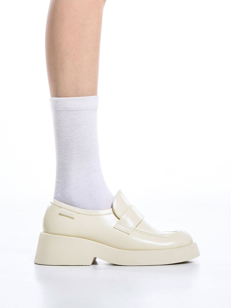Giselle Strap Chunky Patent Loafers, , hi-res