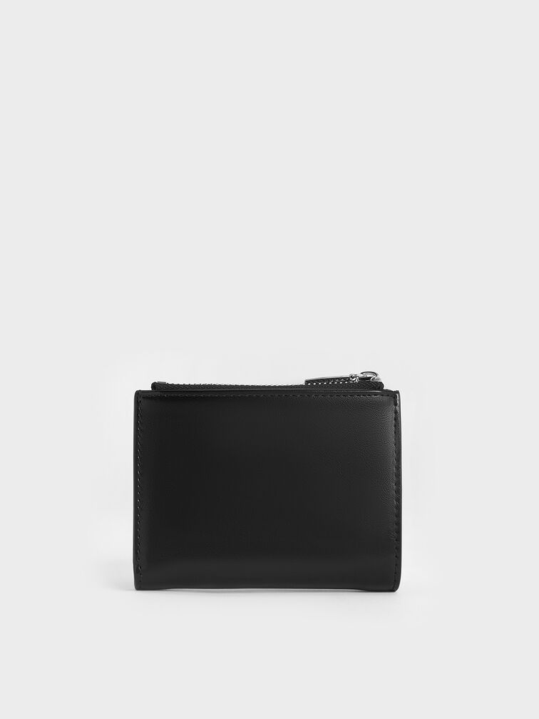 Rachel Front-Pocket Top-Zip Wallet, Noir, hi-res