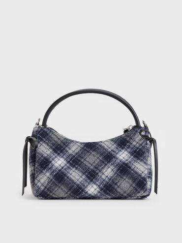 Hazel Checkered Top Handle Bag, Multi, hi-res
