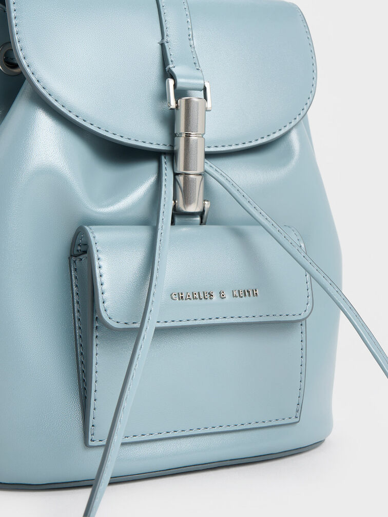 Cesia Metallic Accent Backpack, , hi-res