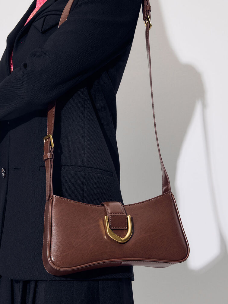 Gabine Curved Shoulder Bag, , hi-res