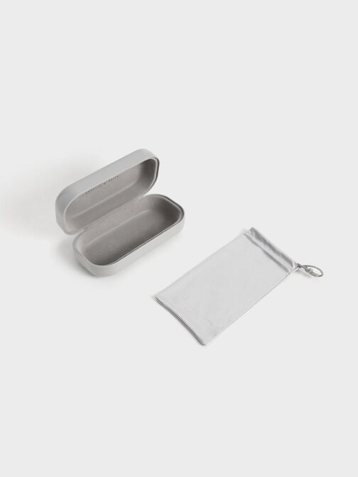 Wavy Wire-Frame Square Sunglasses, , hi-res