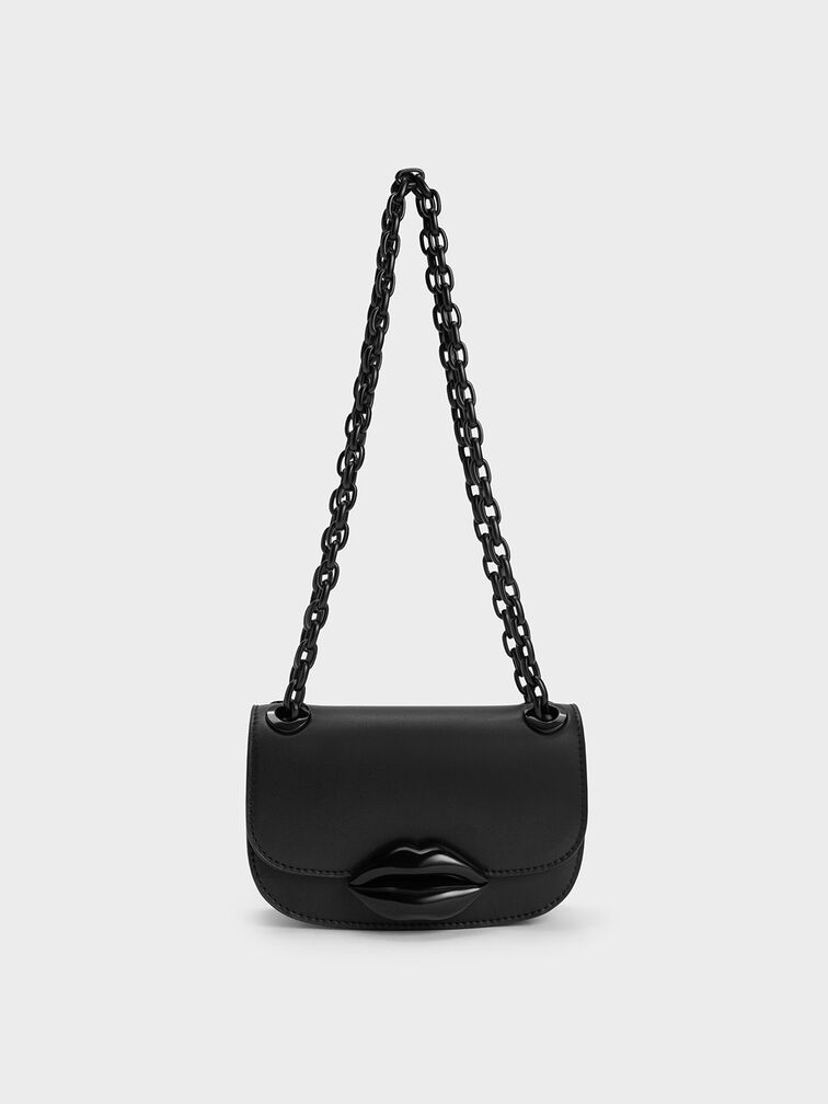 Mini Kiss Lip Motif Bag, , hi-res