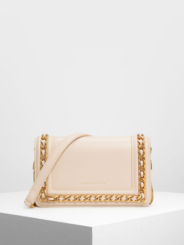 Chain Rimmed Clutch, , hi-res