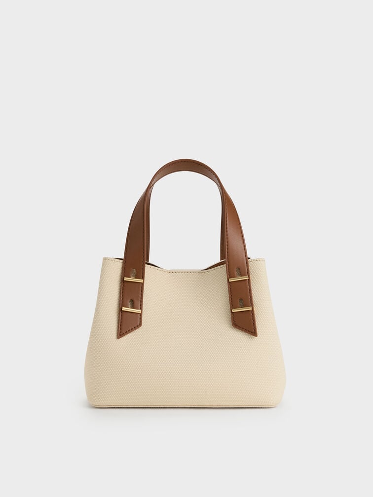 Mini Shania Canvas Tote Bag, Multi, hi-res