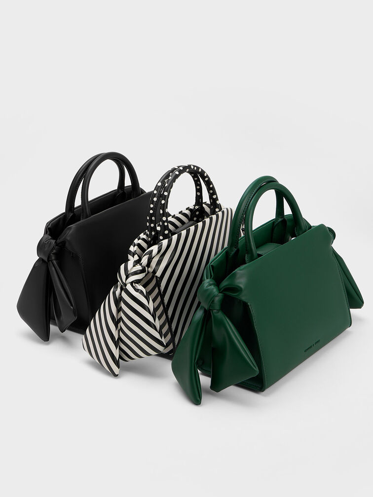 Bow Trapeze Tote Bag, , hi-res