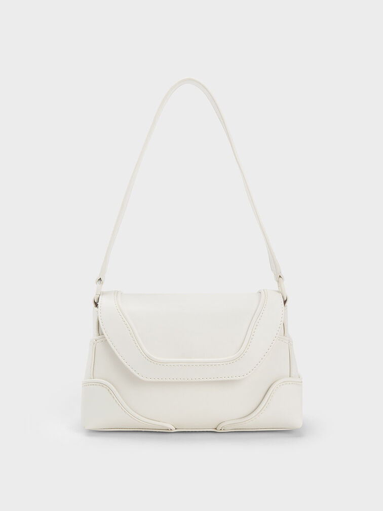 Sculptural Front Flap Bag, , hi-res