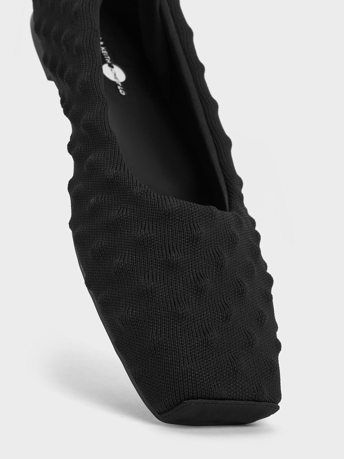Black flat tie up shoes online