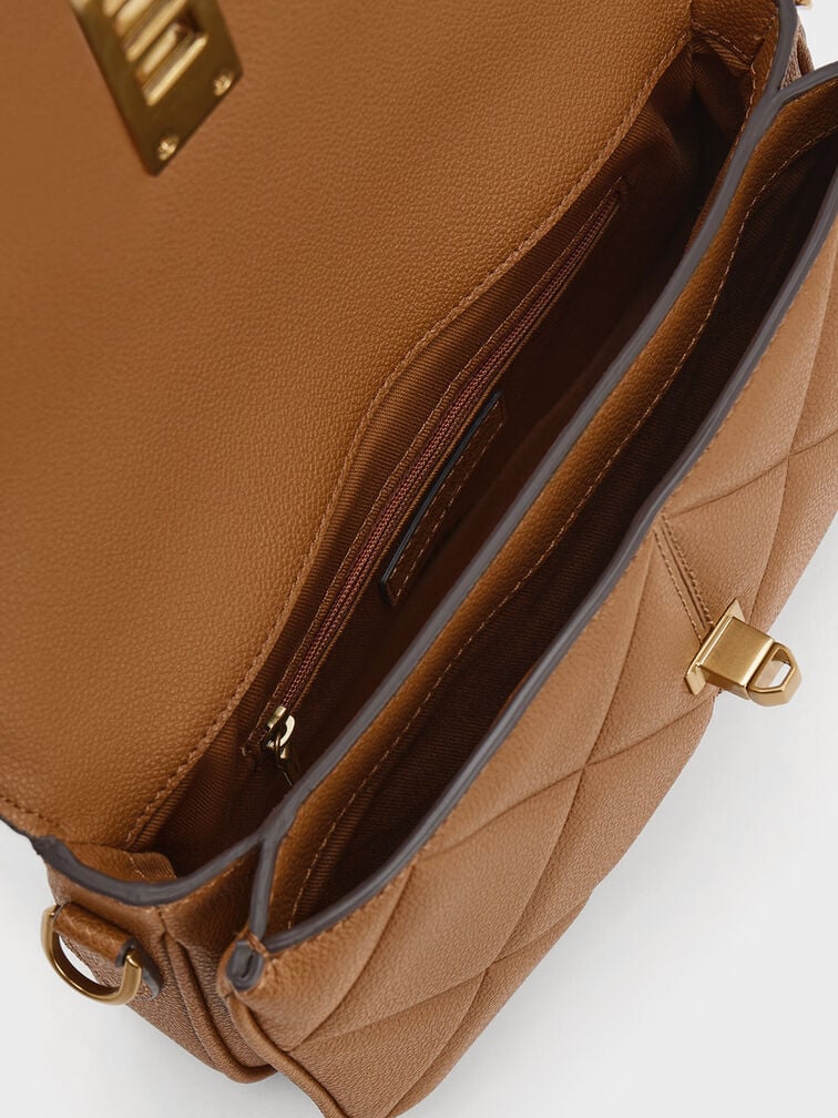 Anwen Quilted Top Handle Bag, , hi-res