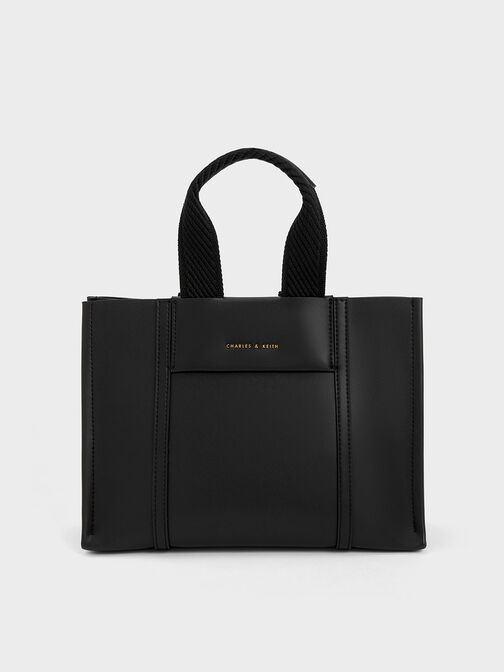 Mini Shalia Tote Bag, Black, hi-res