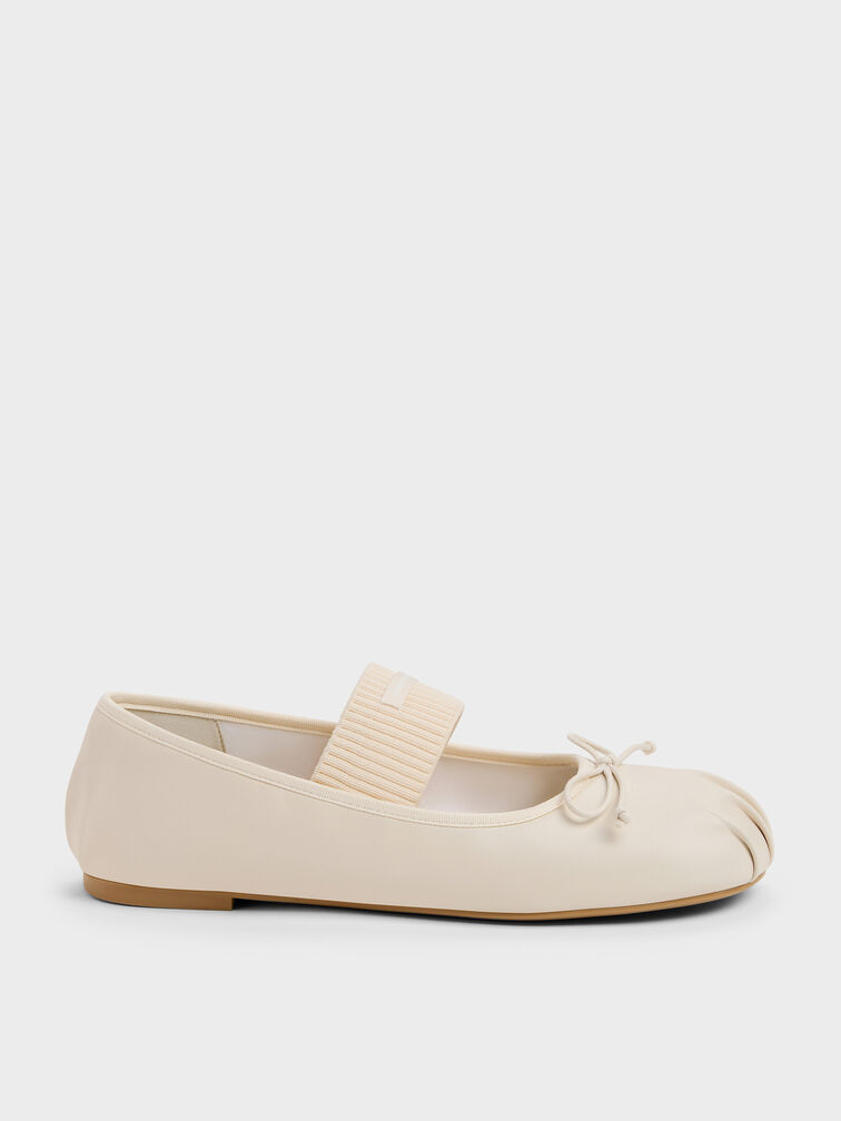 Winona Mary Jane Flats, Chalk, hi-res