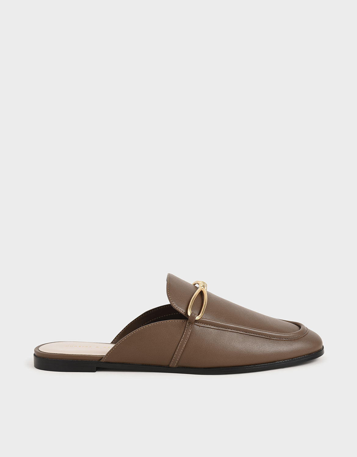Brown mule loafers clearance