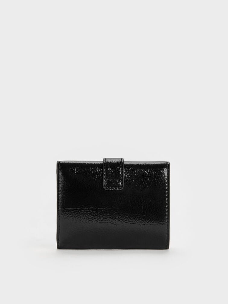 Acelynn Belted Small Wallet, Black, hi-res