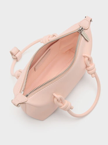 Sammie Knotted-Handle Tote Bag, Soft Pink, hi-res