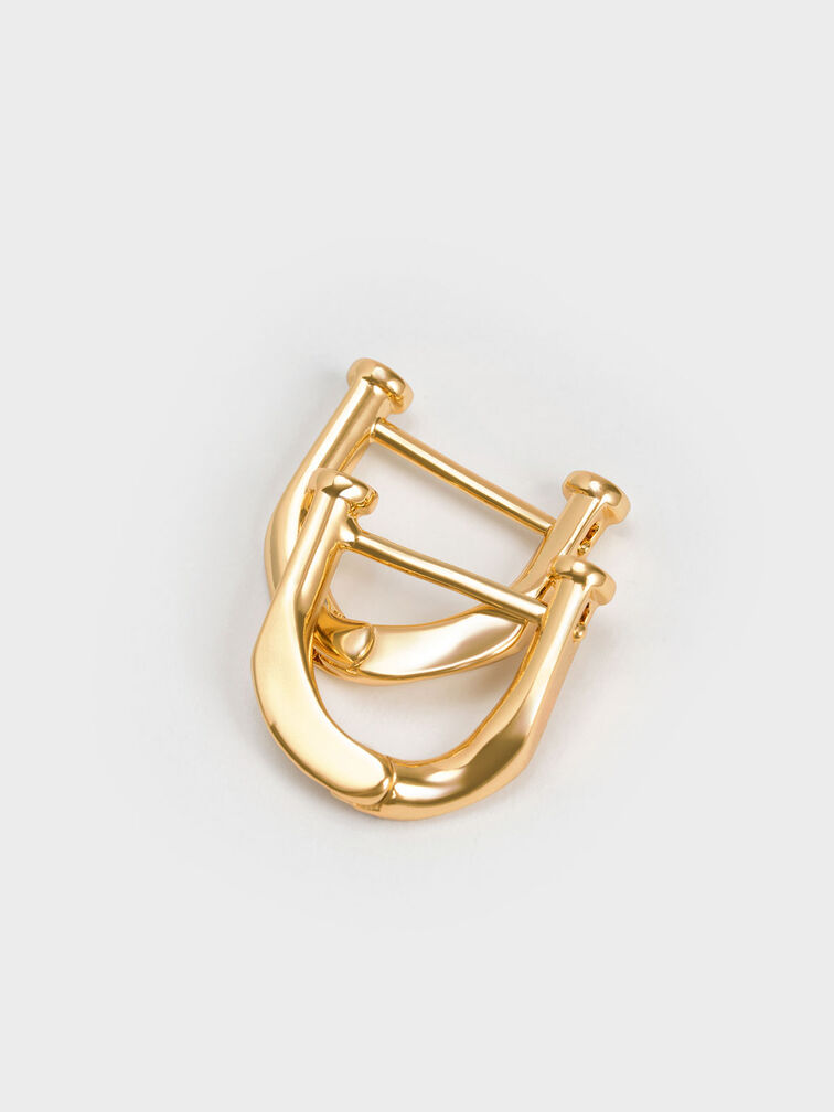 Gabine Huggie Earrings, สีทอง, hi-res