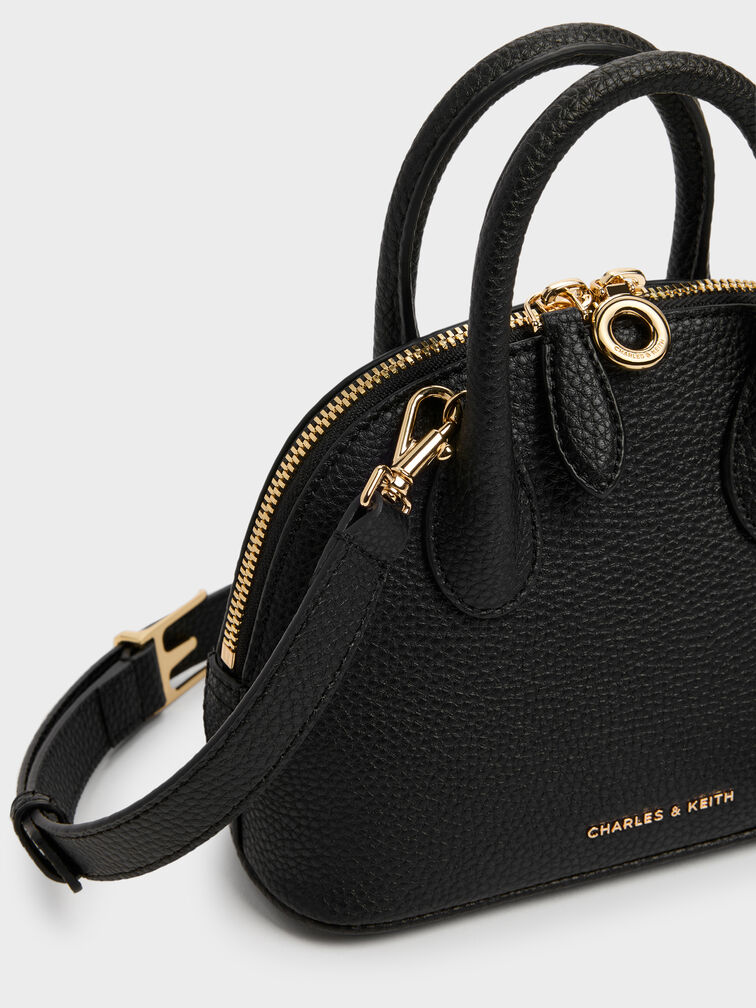 Beryl Bowling Bag, Black, hi-res