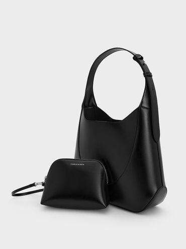 Sigrid Hobo Bag, Noir, hi-res
