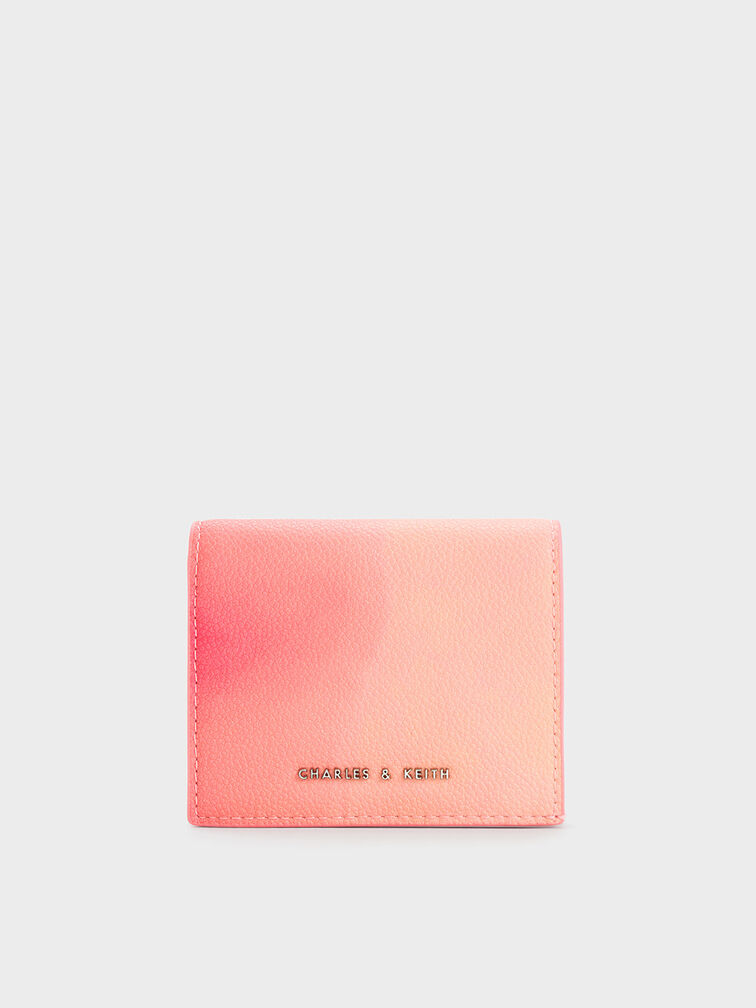 Marble-Print Small Wallet, , hi-res