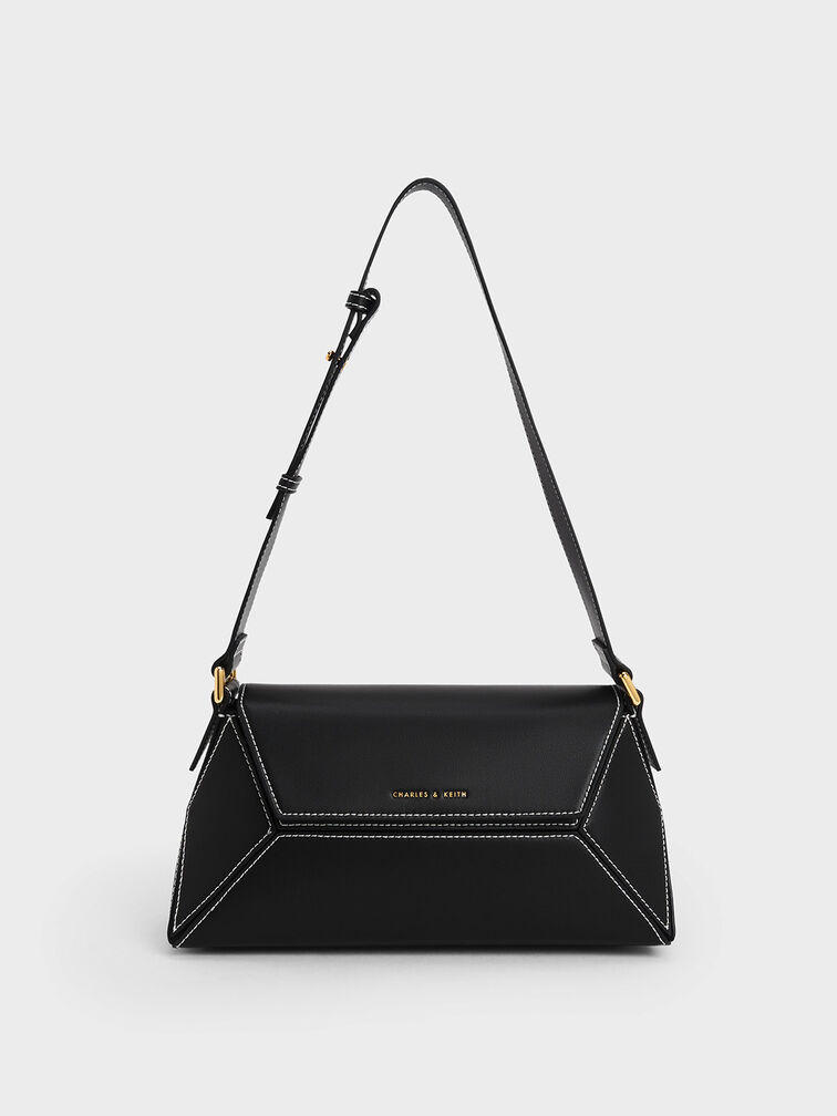 Nasrin Geometric Shoulder Bag, , hi-res