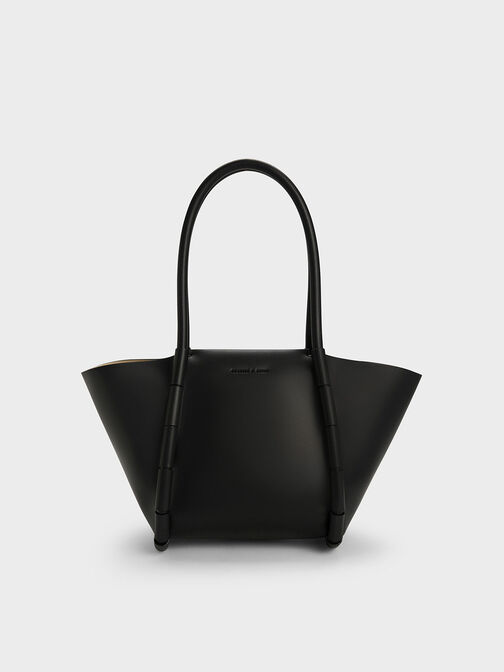 Machina Tote Bag, สีดำ, hi-res