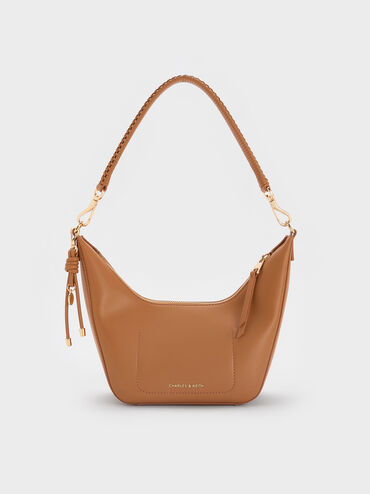กระเป๋าสะพายข้างรุ่น Everleigh, สีรัสเซ็ตบราวน์, hi-res
