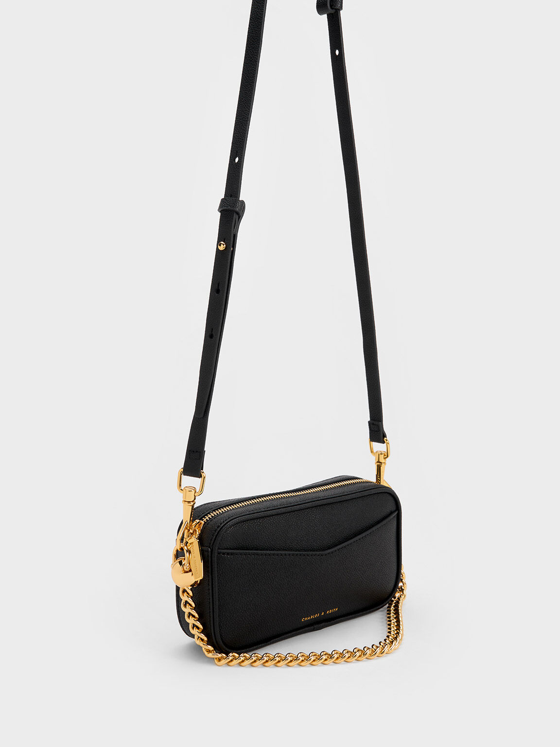 Black boxy crossbody bag online